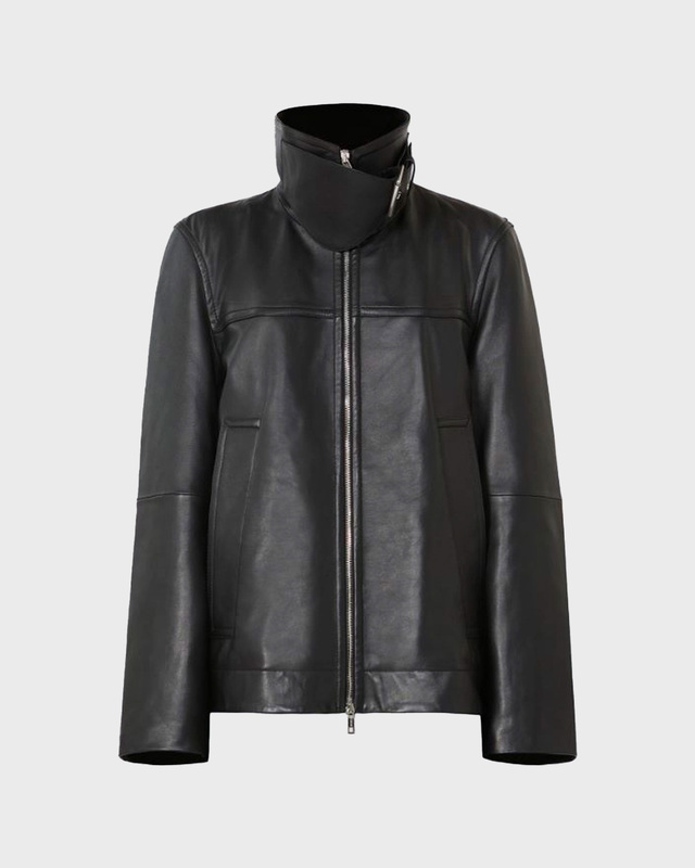 Jacket Leather Spxciocca Black
