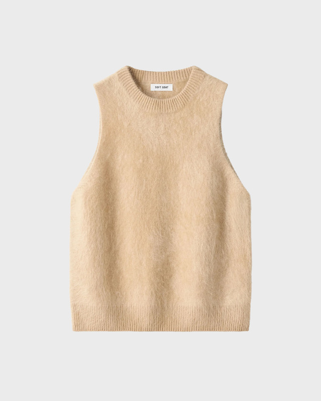 Tanktop Brushed Camel