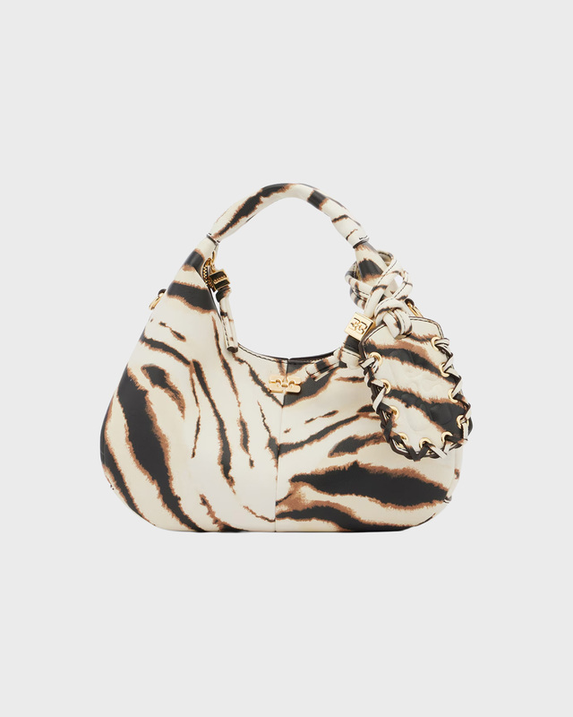 Axelväska Hobo Mini Zebra Egret