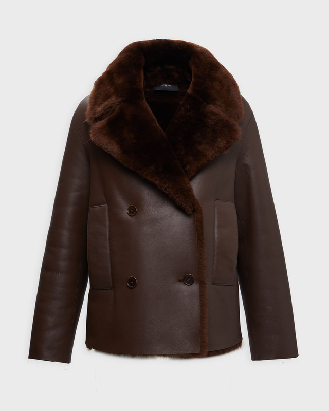 JOSEPH Coat Calla Shearling 40