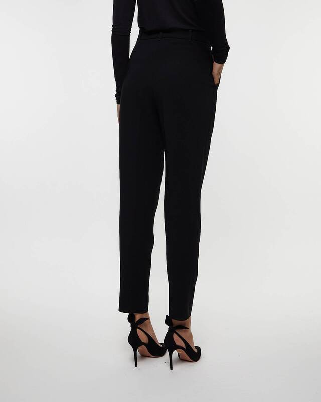 Max Mara Studio Trousers Eguale Black IT 44 (EUR 38)