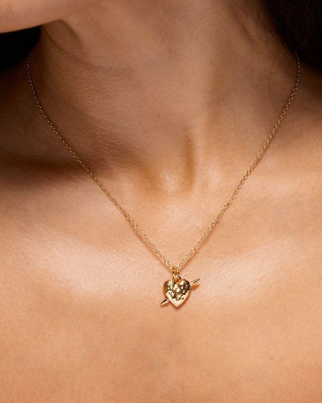Tuvstarr’s Heart Necklace Guld