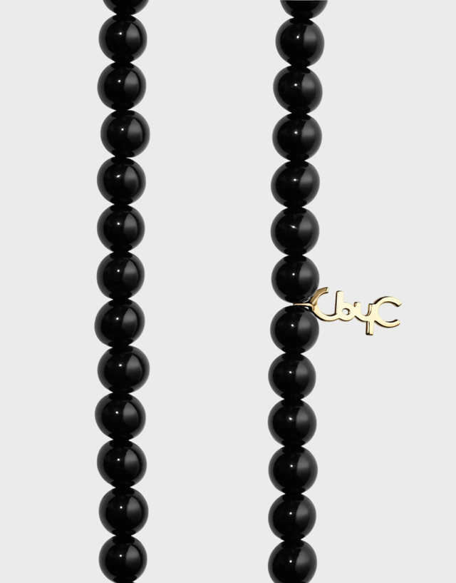 Necklace Black Tassel Black