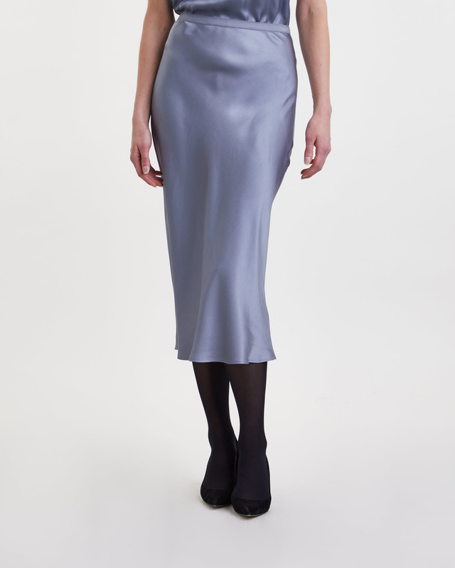 Anine Bing Skirt Bar Silk Grey S