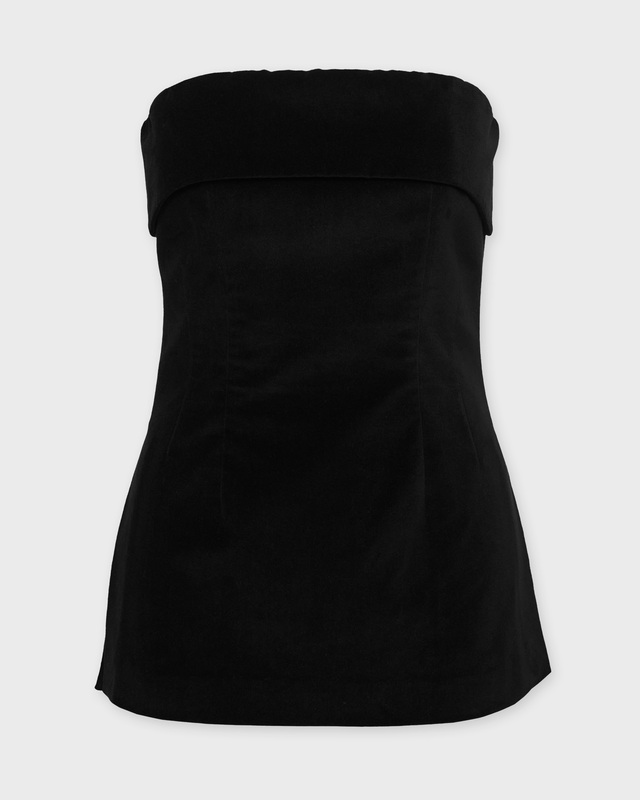 Top Acha Velvet Black