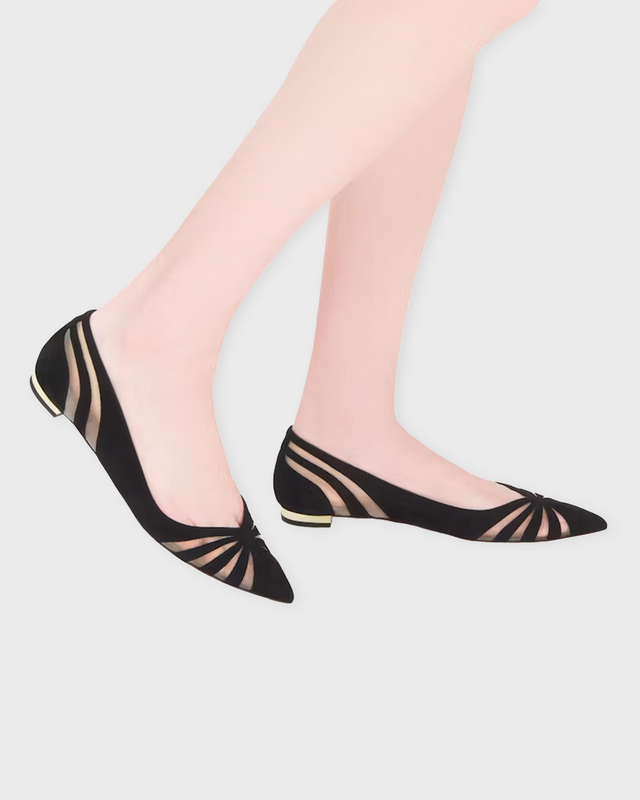 Aquazzura Ballerina The Spy Flat Black EUR 38