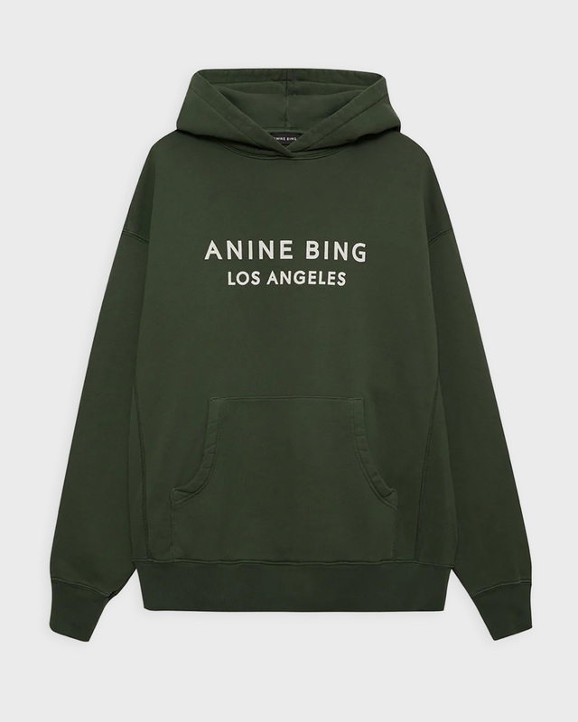 Anine Bing Alto Hoodie Olivgrön M