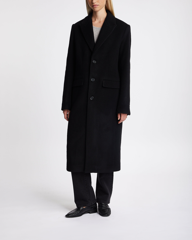 Filippa K 93 Slim Wool Coat Black 34