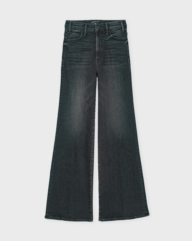 Mother Denim Jeans The Hustler Roller Sneak Washed black 23