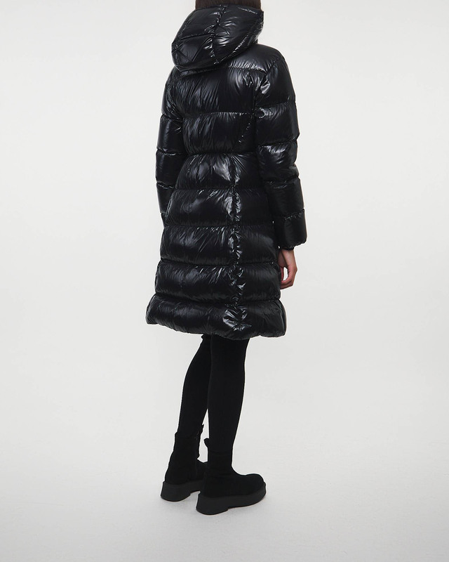 Moncler Jacket Bellevue Long Down Black MONCLER 2 (M)