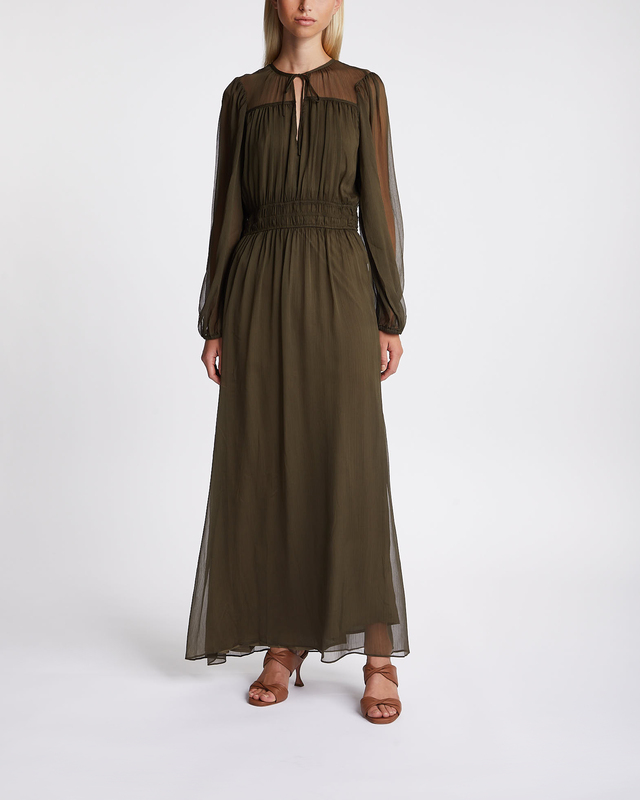 DANTE6 Dress D6Absolute pleated boho Grön 3 (M)