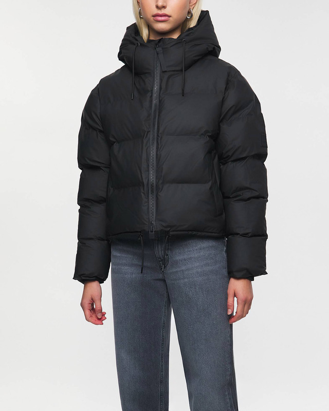 Rains Jacka Alta Short Puffer  Svart XS