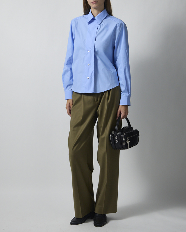 Bukser Relaxed Wool Olive