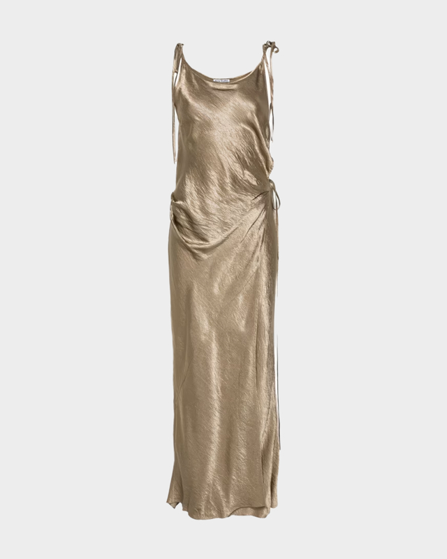 Acne Studios Satin dress Grön 40