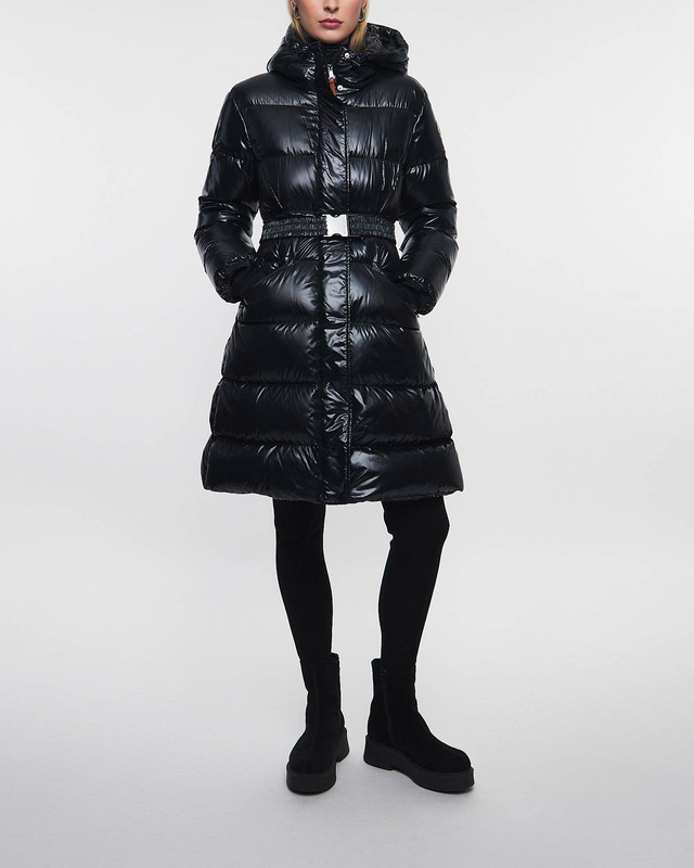 Moncler Jacket Bellevue Long Down Black MONCLER 2 (M)