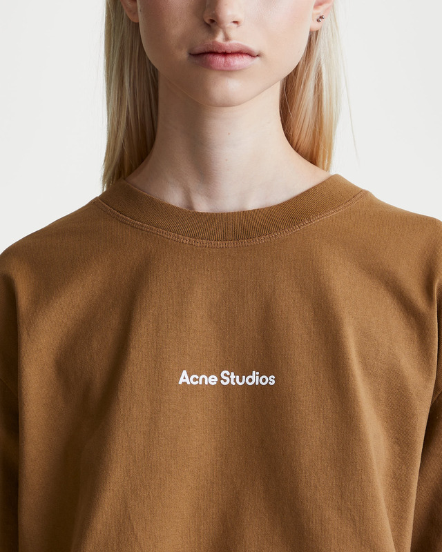 Acne Studios T-shirt Logga Mud XS