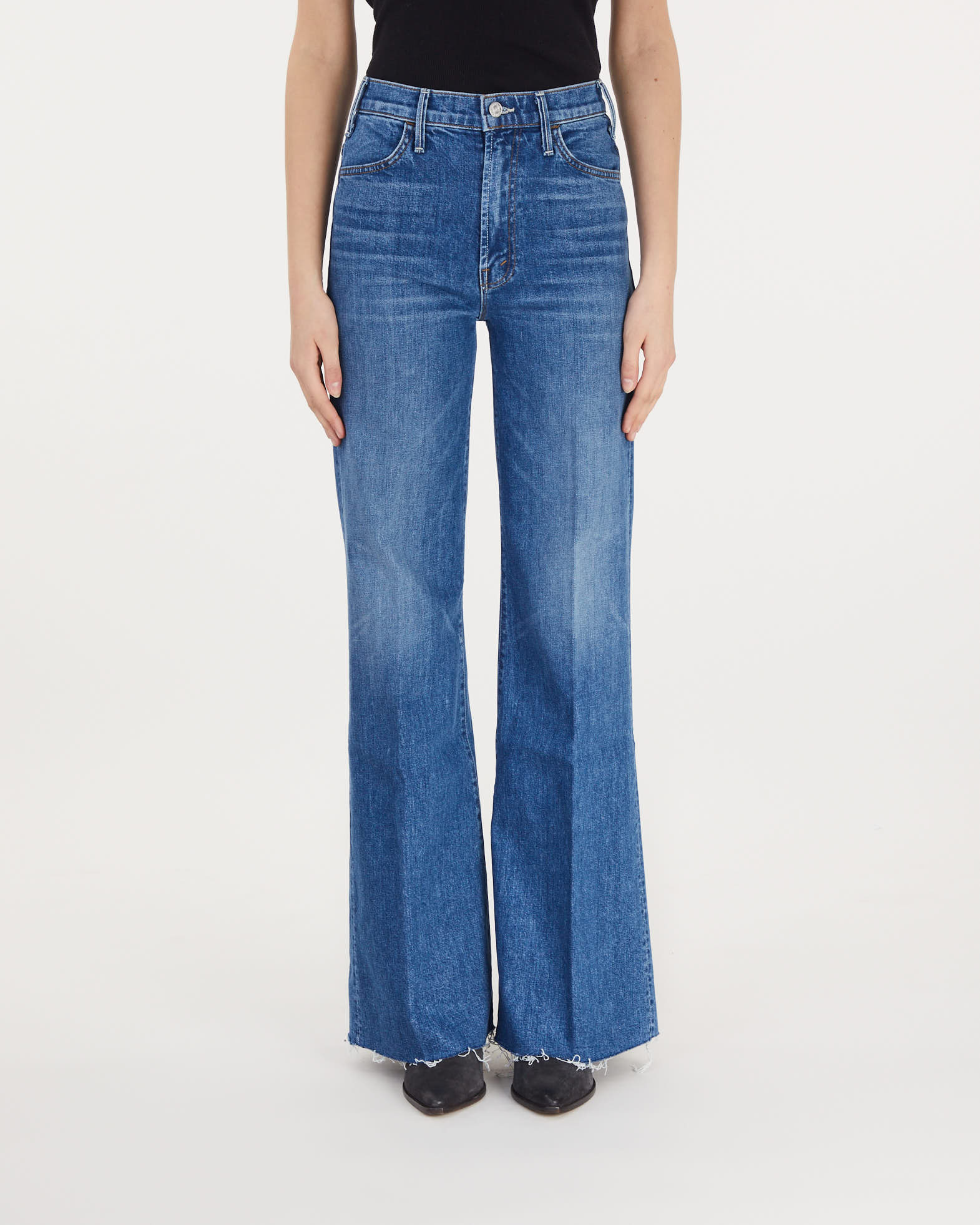 Mother Flare Jeans Denim | WAKAKUU