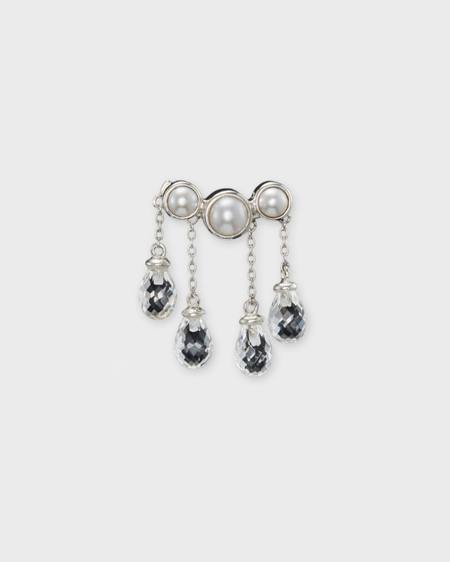 Earring Rain Small Silver