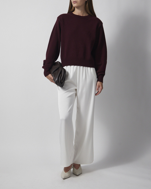Tröja Carbon Wool Cashmere Burgundy