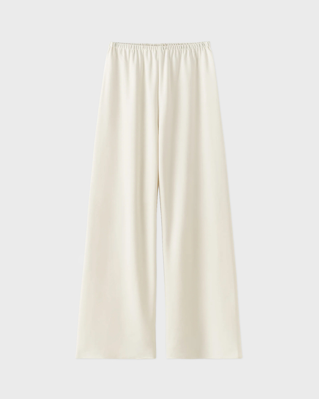 Byxor Bea Crepe Pants Creme
