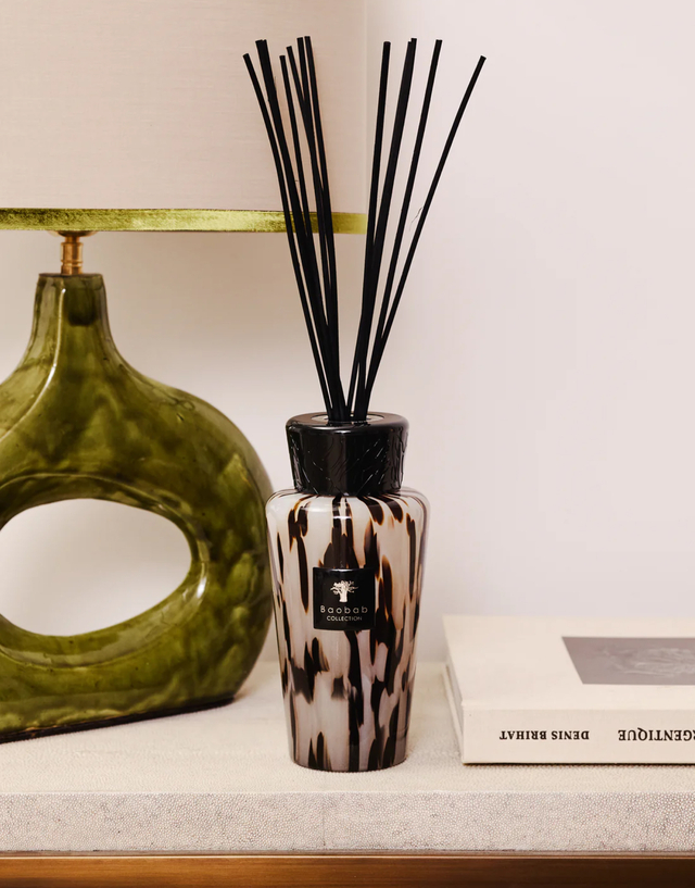 Doftpinnar Pearls Black  Transparent