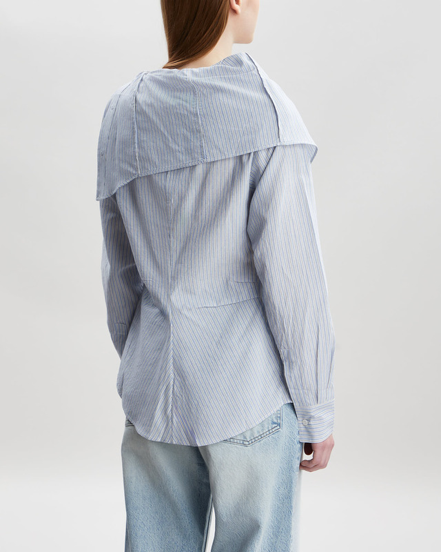 Acne Studios Skjorta Button Up Blouse  Blå/vit 40