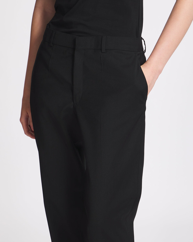 Filippa K Trousers Emma Cropped Wool Svart 36