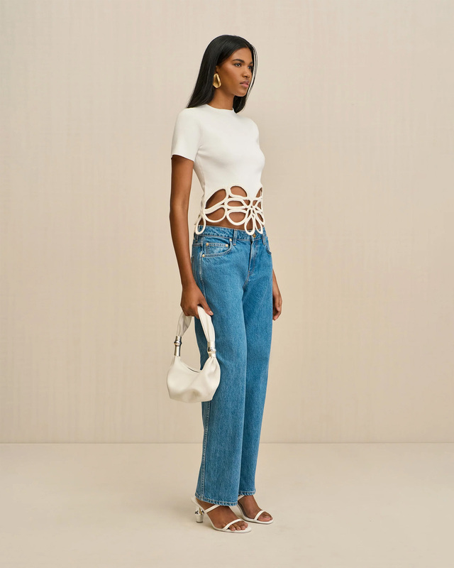 Top Eres Knit Offwhite