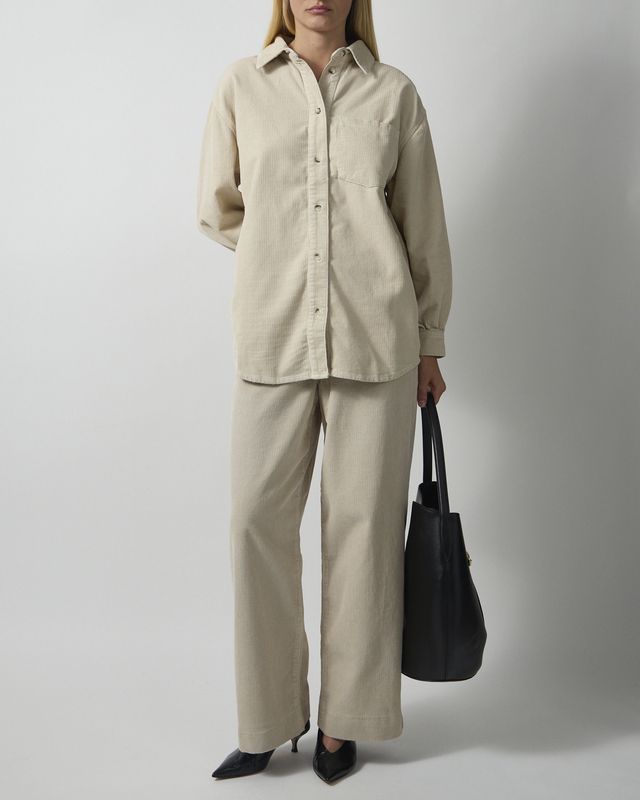 Byxor Jace Cord Greige