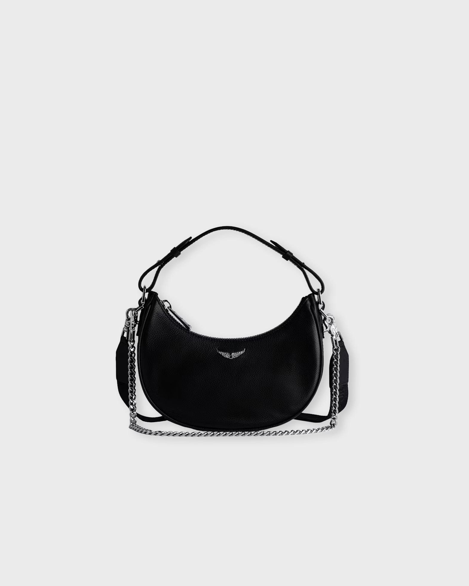 Zadig & Voltaire Bag Moonrock Grained Leather | WAKAKUU