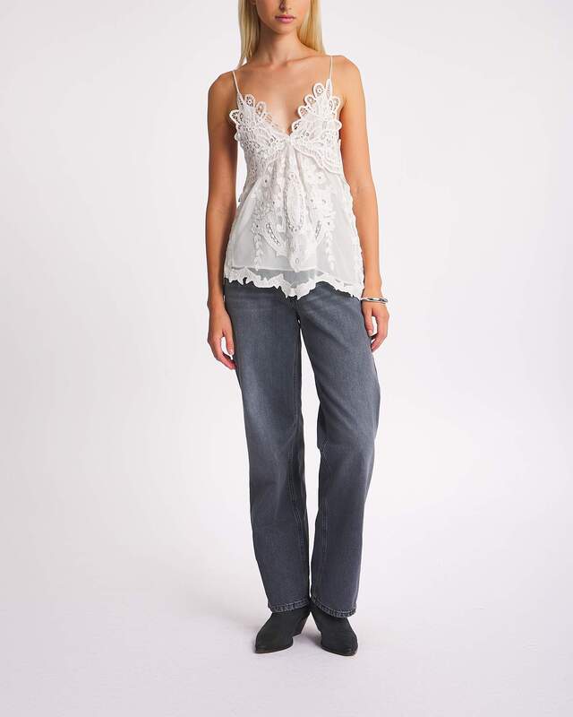 Isabel Marant Top Victoria White FR 38 (EUR 36)