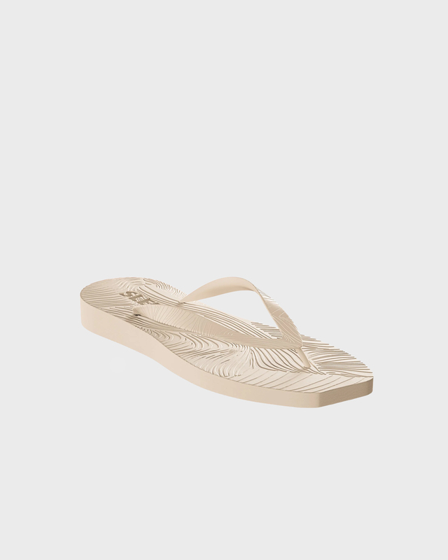 Flip-flops Tapered Platform Egg shell