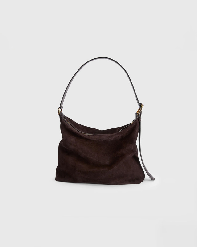 ATP Atelier Bassano Walnut Suede/Vacchetta tote bag Brun ONESIZE