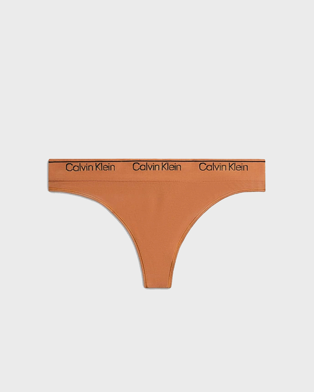 Calvin Klein - Lace Trim Thong – Peachie Lingerie