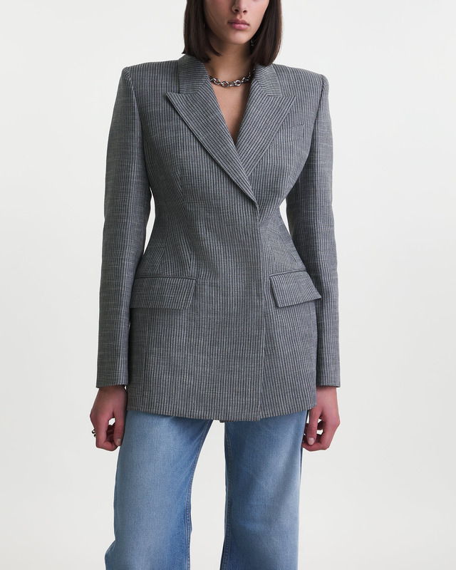 Acne Studios Blazer Fitted Suit Grey 36