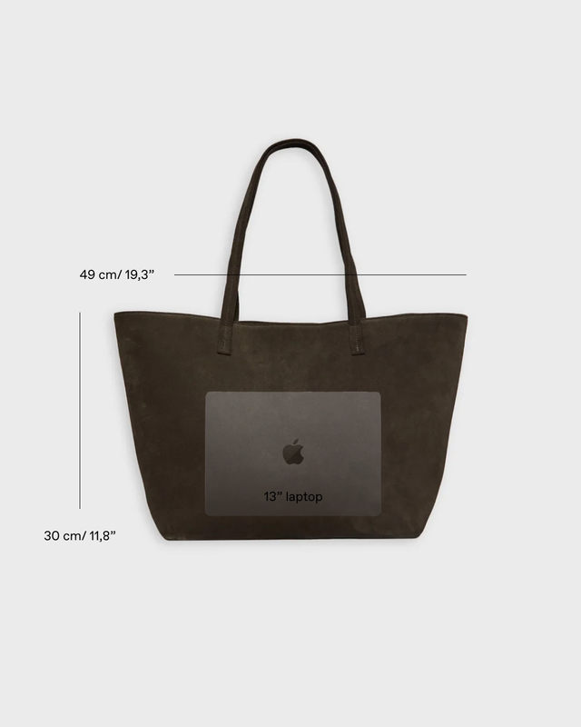 Wakakuu Icons Väska Suede Tote Brun ONESIZE