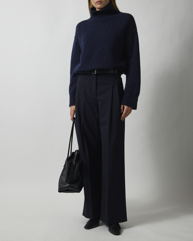 Genser Boyfriend Turtleneck Navy
