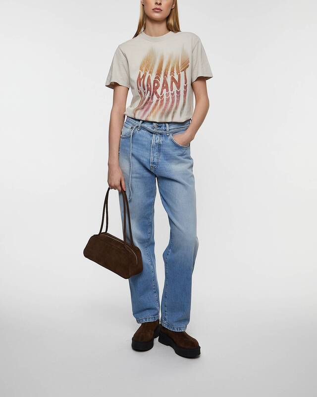 Isabel Marant Étoile T-shirt Zoeline Ecru XS