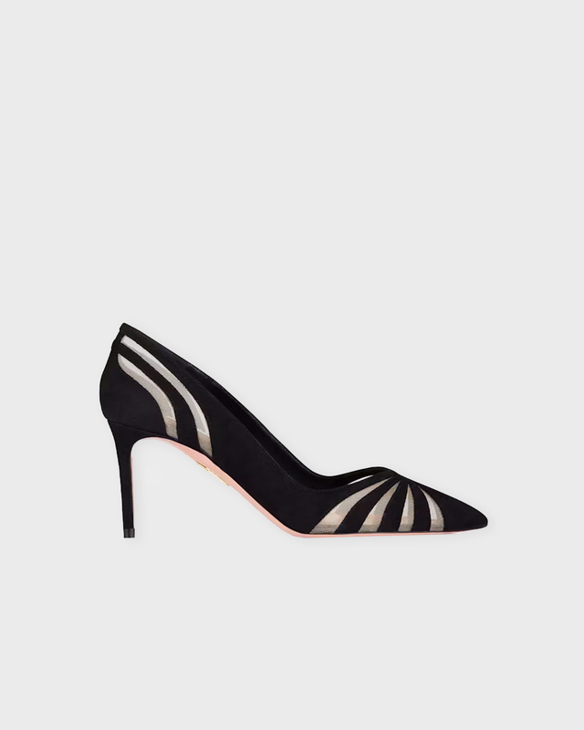 Aquazzura Heels The Spy Pump 75 Black EUR 39