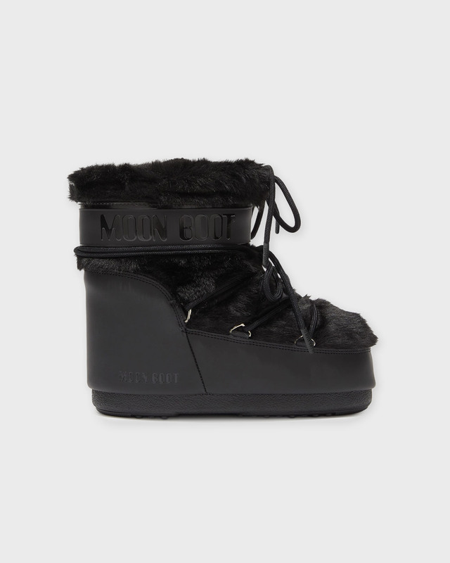 Boots Icon Low Faux Fur Black