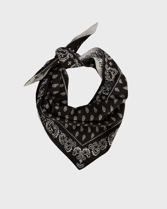 Cashmere Scarf The Wild Rag Svart/grå