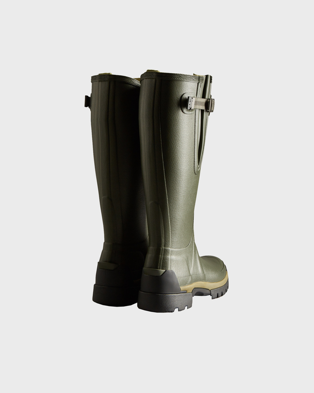 HUNTER Boots Women's Balmoral Tall Side Adjustable Oliv EUR 39