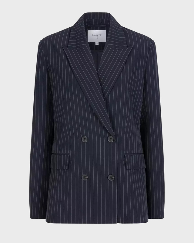 DANTE6 Blazer D6Neige pinstripe Navy 2 (S)