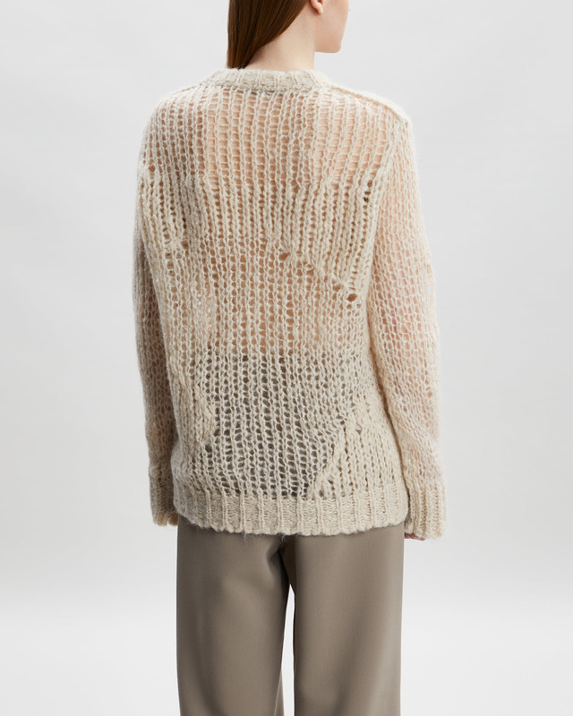 Acne Studios Sweater Mohair Blend Sand XS