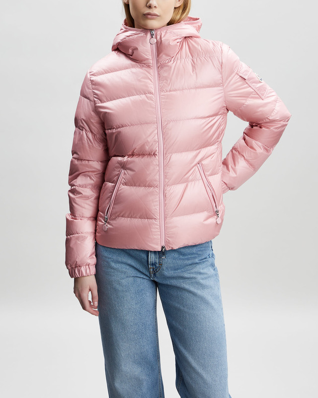 Moncler Jacket Gles Giubbotto Pink MONCLER 1 (S)