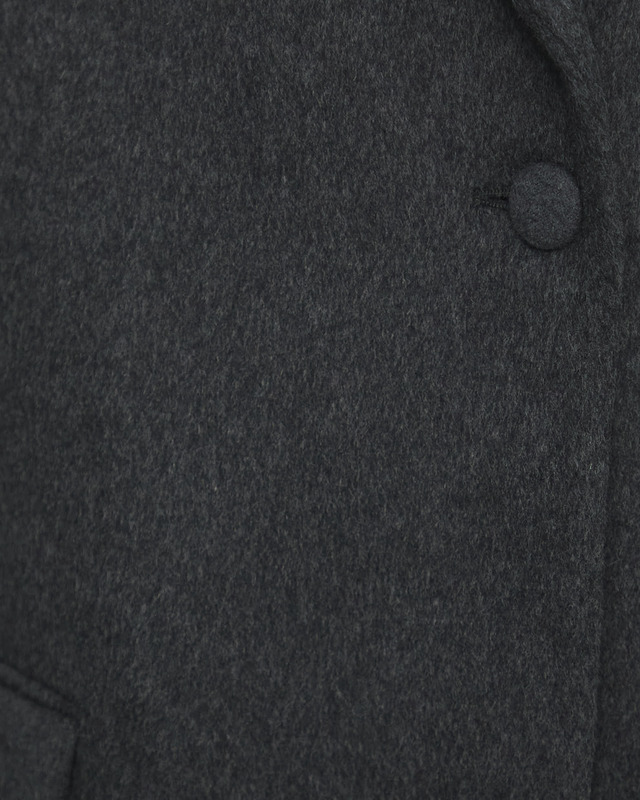 RÓHE Jacket Textured Wool-Blend  Anthracite 34