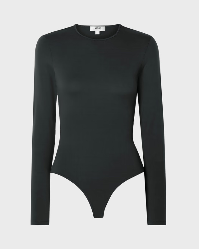 AGOLDE Bodysuit Aura Long Sleeve  Grå L