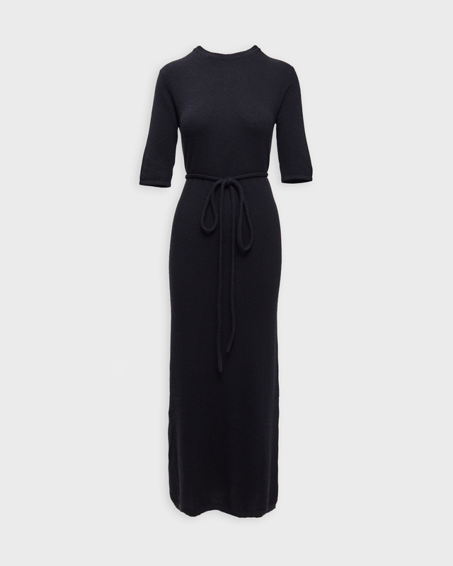 LISA YANG Dress Tilde Cashmere Black 2 (M-L)