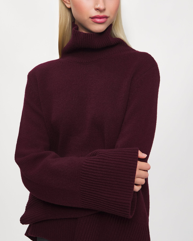 Wakakuu Icons Tröja Uma Wool Cashmere Burgundy  S