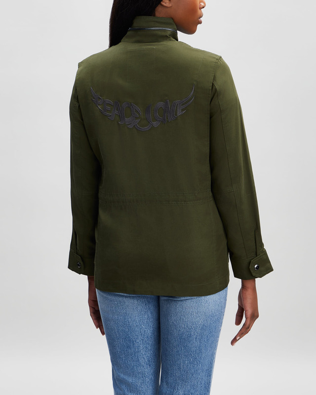 Zadig & Voltaire Jacket Kayaka Lyocell Grön S